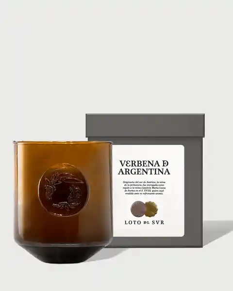 Vela Artesanal Verbena de Argentina Loto del Sur