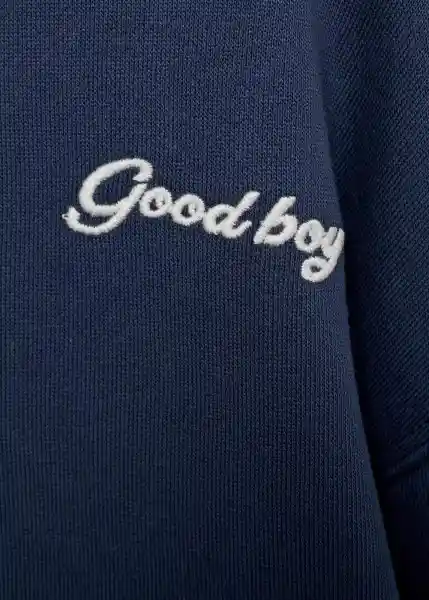 Buzo Sudadera Almost Navy Talla 08 Niños Mango