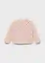 Cárdigan Rombo Rosa Light Talla 66 Niños Mango