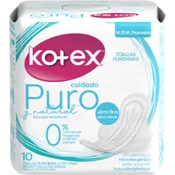 Kotex Toalla Femenina Puré Ultra Fina