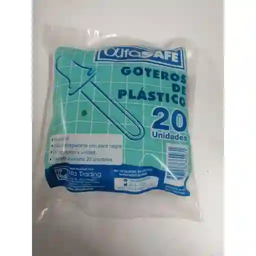 Alfa Safe Goteros De Plásticos x 20 Unidades