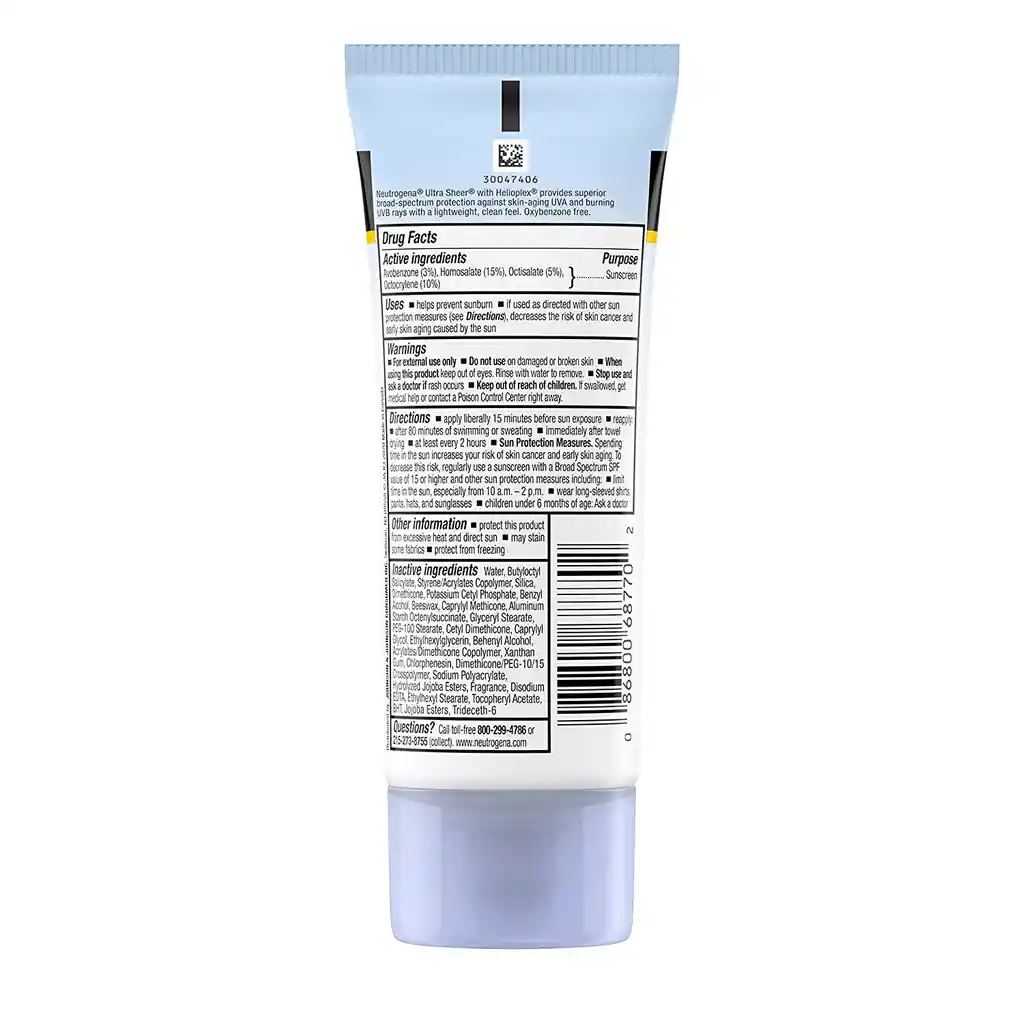 Neutrogena Bloqueador Solar Ultrasheer Fps 88 mL