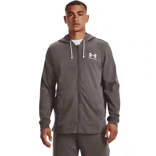 Under Armour Chaqueta Rival Terry Lc Fz Café T. LG 1370409-176