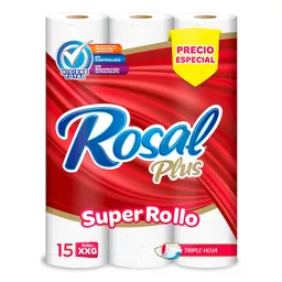 Rosal Plus Papel Higiénico Super Rollo