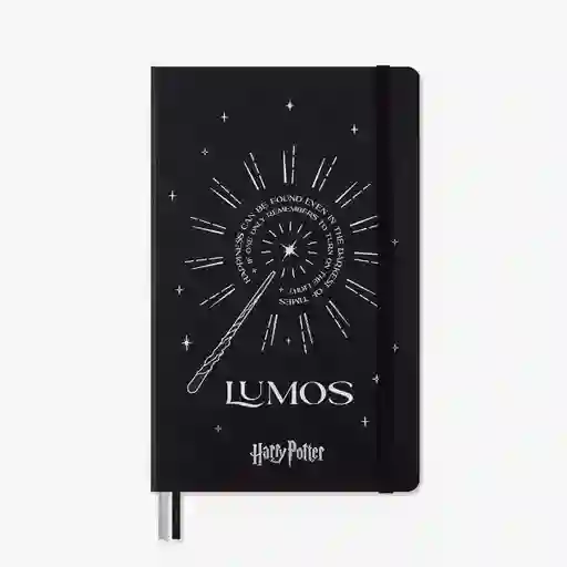 Moleskine Cuaderno Grande Lumos Negro hc Harry Potter