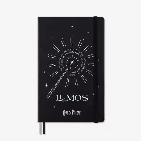 Moleskine Cuaderno Grande Lumos Negro hc Harry Potter