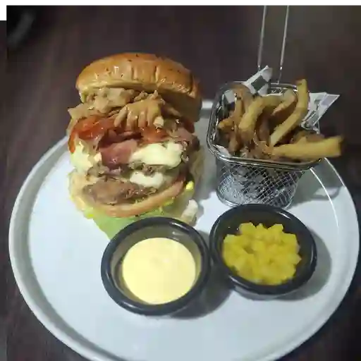 Especial doble carne +papa a la francesa