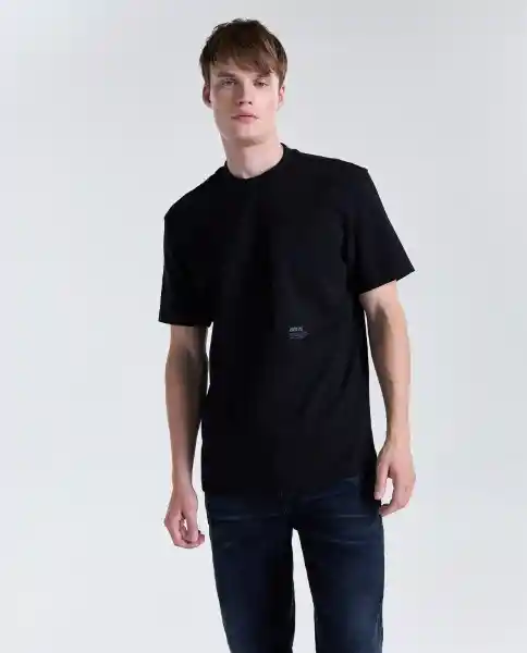 Camiseta Hombre Negro Talla XXL 849G014_NEG194004 Americanino