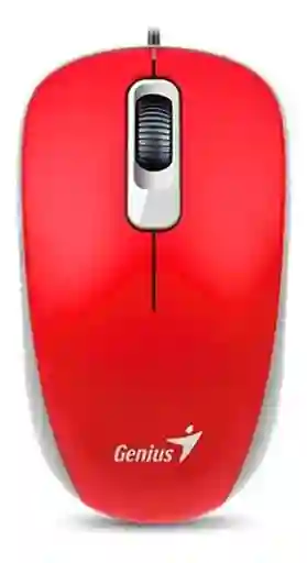 Genius Mouse Dx-110 Usb Rojo Pasión