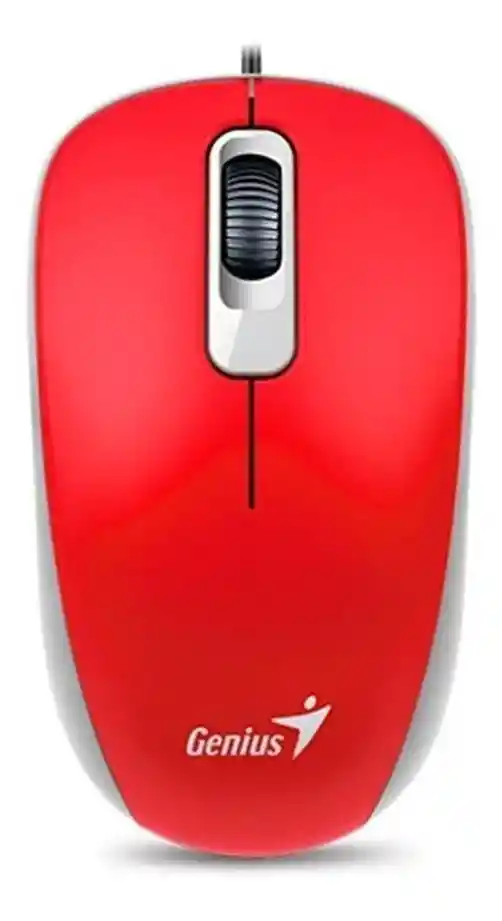 Genius Mouse Dx-110 Usb Rojo Pasión