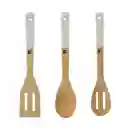  Bergner Juego Utensilios Cocina Bambu Bg39101Cr 