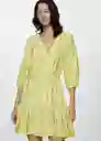 Vestido Clavel Lima Talla S Mujer Mango