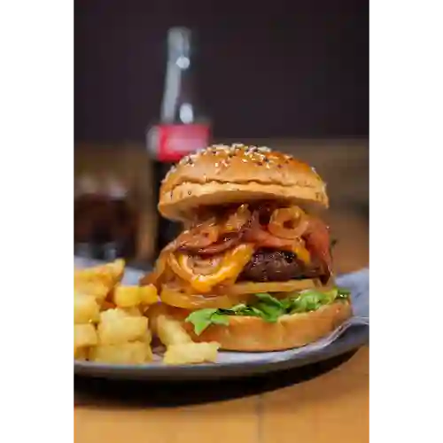 Hamburguesa Queso y Tocineta