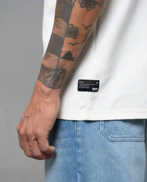 Camiseta Hombre Crudo Talla L 101G006 Rifle