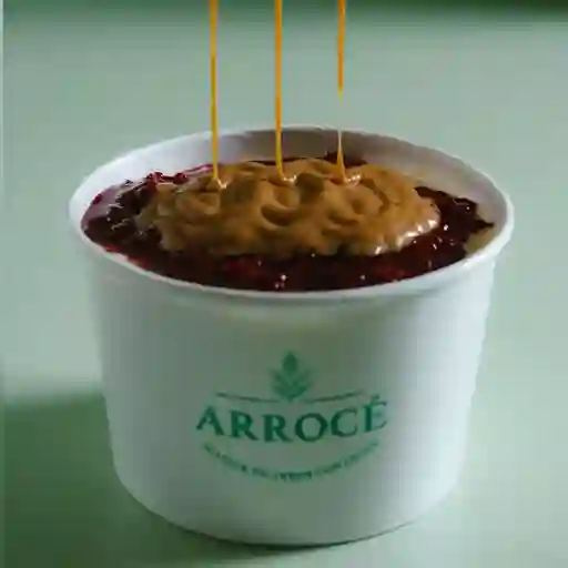 Arrocè frutos rojos y arequipe