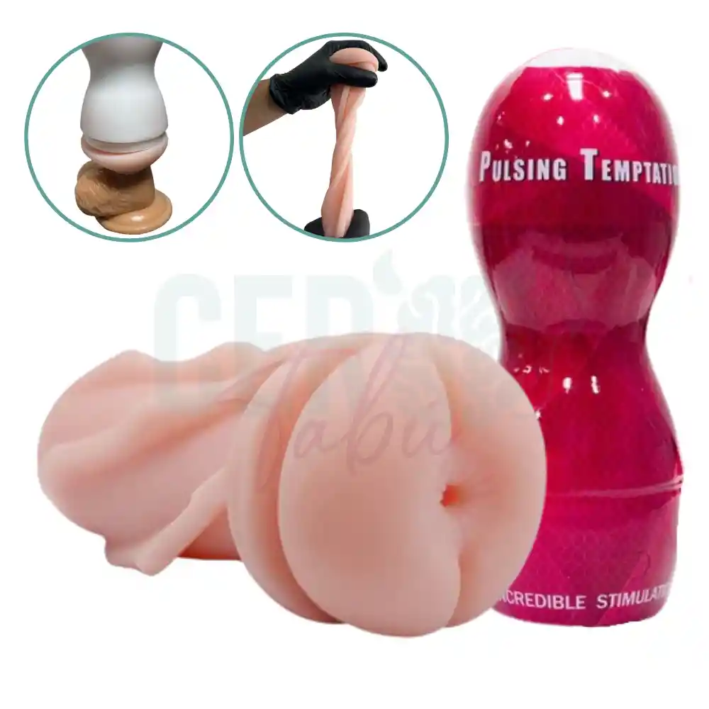 Pulsing Vagina Portable Roja