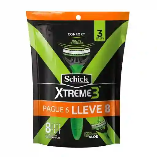 Schick Máquina Afeitar Extreme3 Aloe