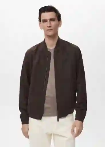 Chaqueta Bero Chocolate Talla S Hombre Mango