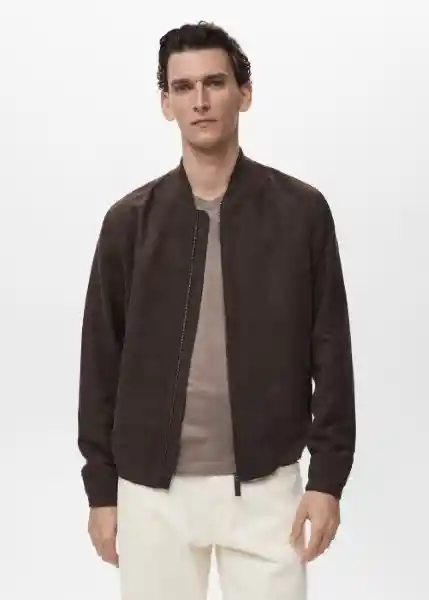 Chaqueta Bero Chocolate Talla S Hombre Mango