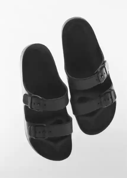 Chanclas Pautn Negro Talla 39 Niña Mango