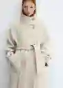 Abrigo Sublim Crudo Talla M Mujer Mango
