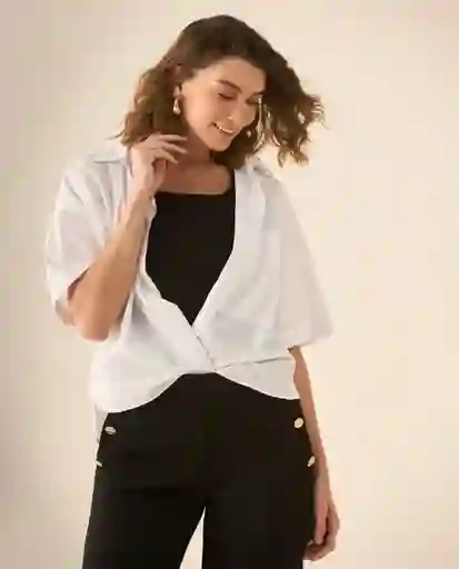 Camisa Blanco Radiante Claro Talla L 113G011 Esprit