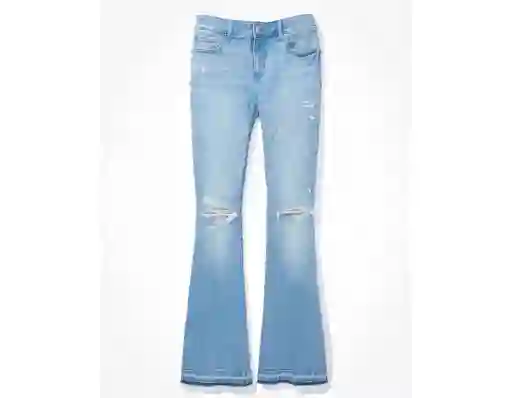 Jean Flare de Mujer Azul Talla 8 REGULAR American Eagle