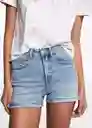 Short Roll Tejano Medio Talla 21 Teen Niñas Mango