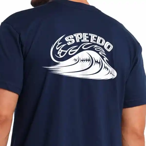 Camiseta Manga Corta Firing Wave Hombre Talla XL Speedo