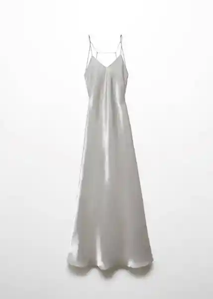 Vestido Galena Plata Talla 21 Niñas Mango