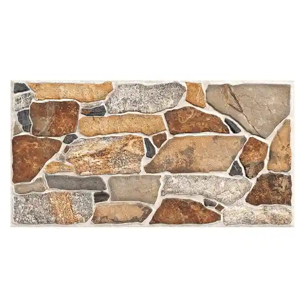 San Lorenzo Cerámica Muro Flores Terra Café 31 x 60 cm 1.68 m2