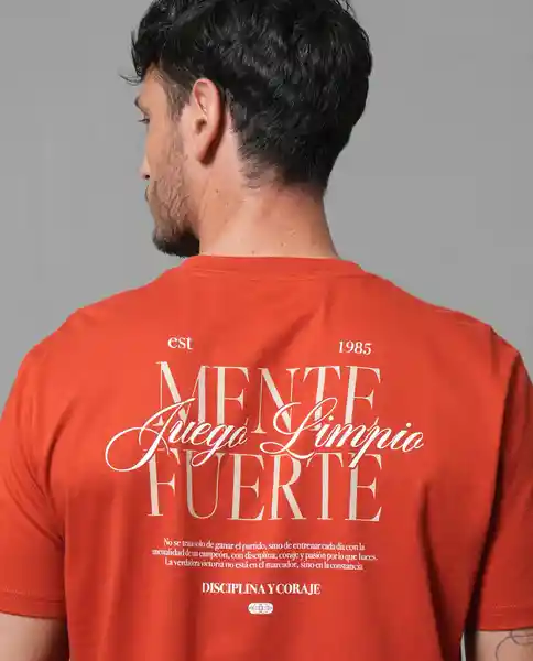 Camiseta Hombre Naranja Talla S 103G007_NAR181355 Rifle