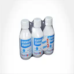 Acetato De Aluminio Aglocion con Ph 4.5 (120 mL)