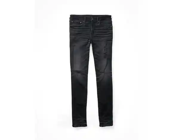 Jean Super Skinny Hombre Negro Talla 31 x 30 American Eagle