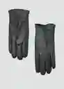 Guantes Hiedra Negro Talla S Mujer Mango