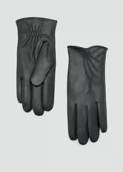 Guantes Hiedra Negro Talla S Mujer Mango