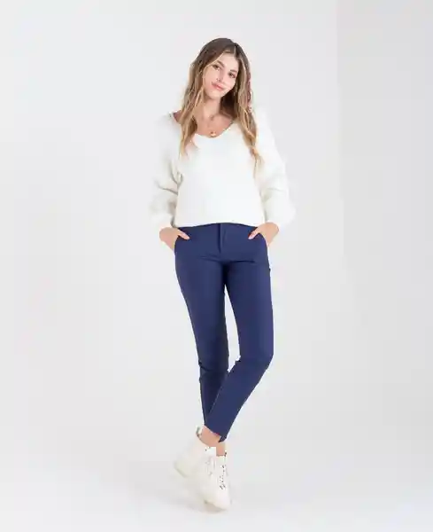 Pantalón Paris Azul Medianoche Ultraoscuro 12 730D504 Naf Naf