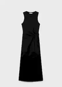 Vestido Ferti Negro Talla XL Mujer Mango