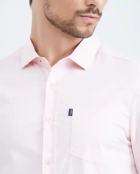 Camisa Carbón Pocket Rosa Popurrí Claro L Chevignon