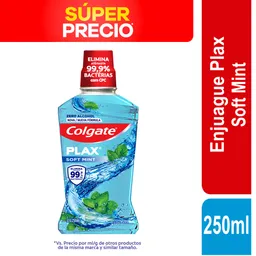 Colgate Enjuague Bucal Plax Soft Mint