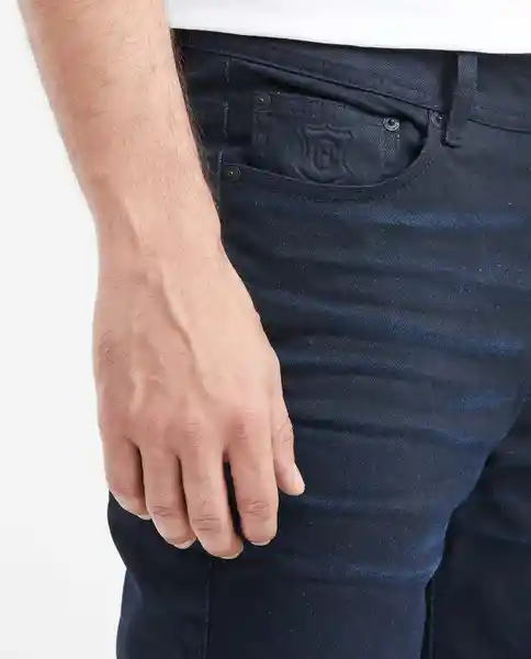 Jean Super Slim Rider Azul Dark Ultra Oscuro 34/32 Chevignon