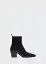 Botin Virgil Negro Talla 37 Mujer Mango