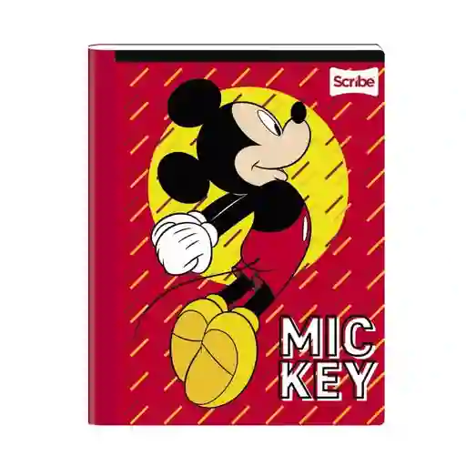 Scribe Cuaderno Cosido Mickey 50 Hojas Cuadriculado