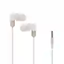 Audífonos Serie Life is For Fun Blanco 35 mm Mod Pa242 Miniso