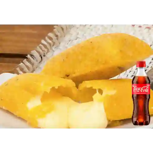 Combo Empanada Queso Solo + Coca Cola Original 400 ml