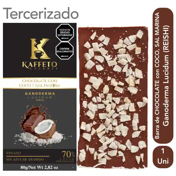 Kaffeto Snack de Arándanos, Chocolate y Ganoderma Sin Azúcar