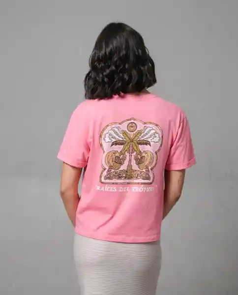 Camiseta Mujer Rosa M 203G000_ROS161731 Rifle