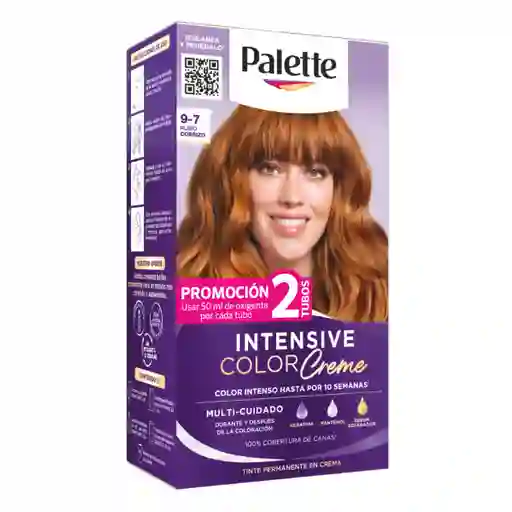 Tinte Palette Color Creme 9-7 Rubio Cobrizo