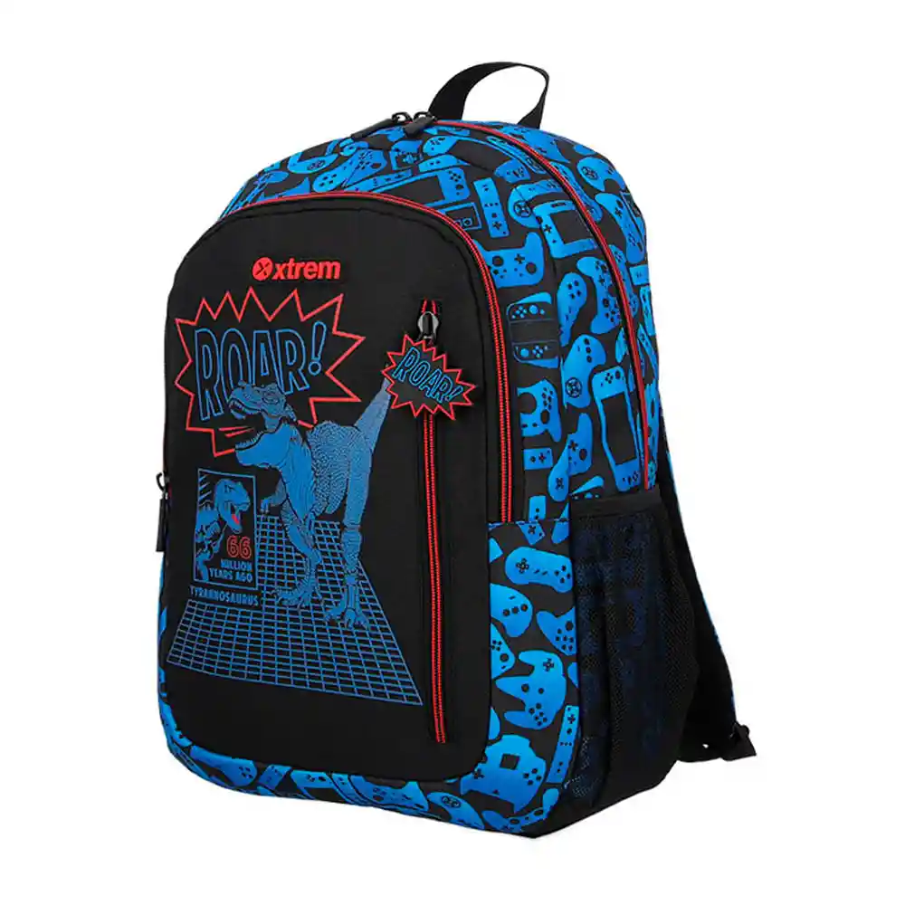 Xtrem Mochila Logan 312 School Blue Dino