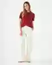 Pantalón Blanco Puro Claro Talla 16 639F021 Esprit